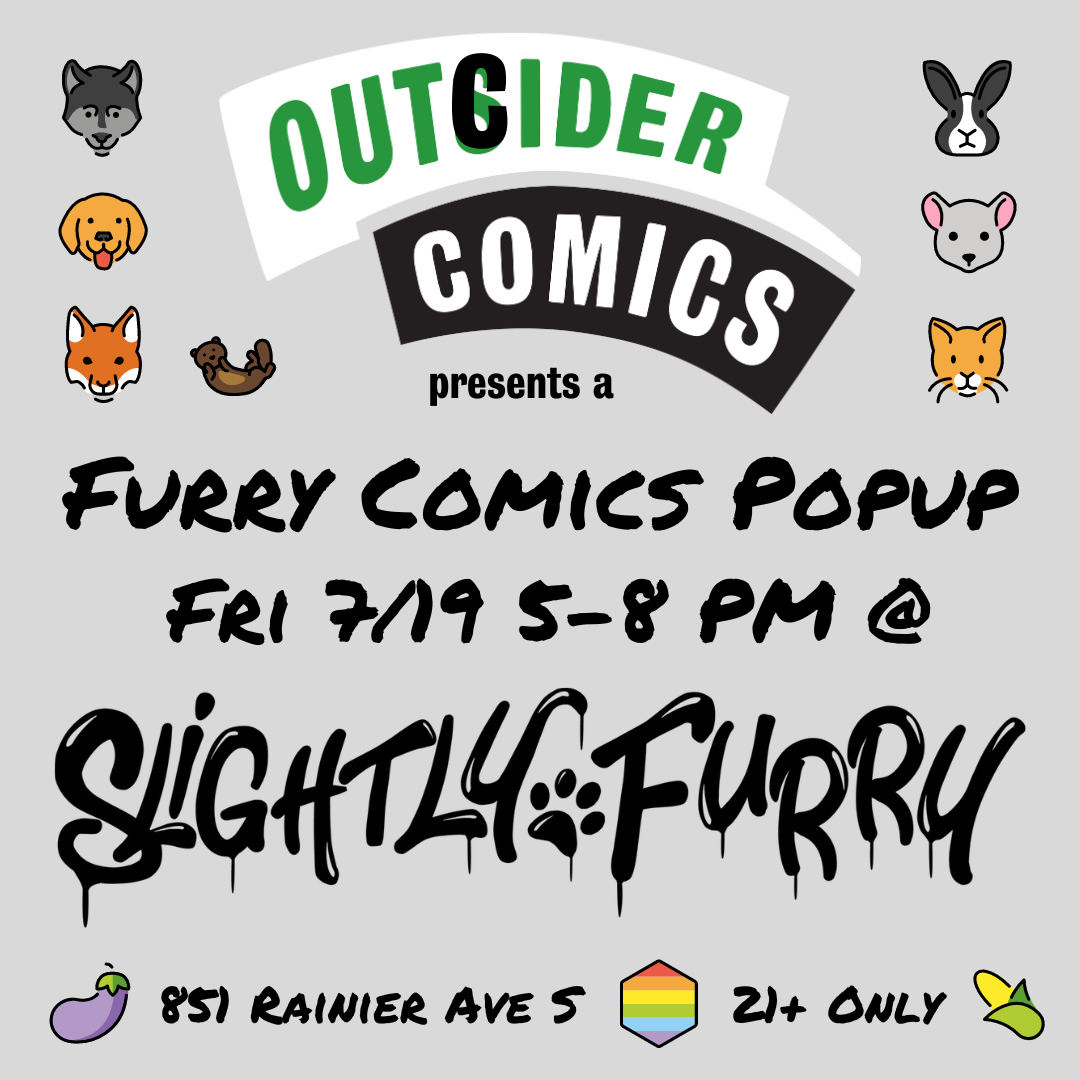 OutCider Comics Popup @ Slightly Furry